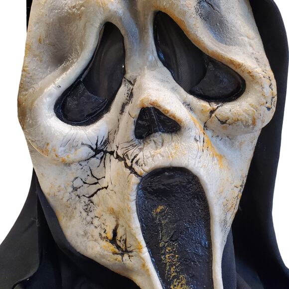 Scream Ghost Face Zombie Halloween Mask April June 2010 Fun World Used - Picture 6 of 16